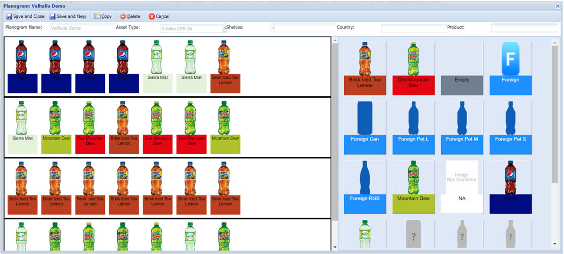 Sample Planogram