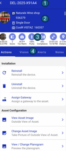 Asset Detail Screen