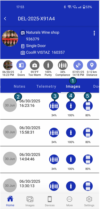Images Tab View